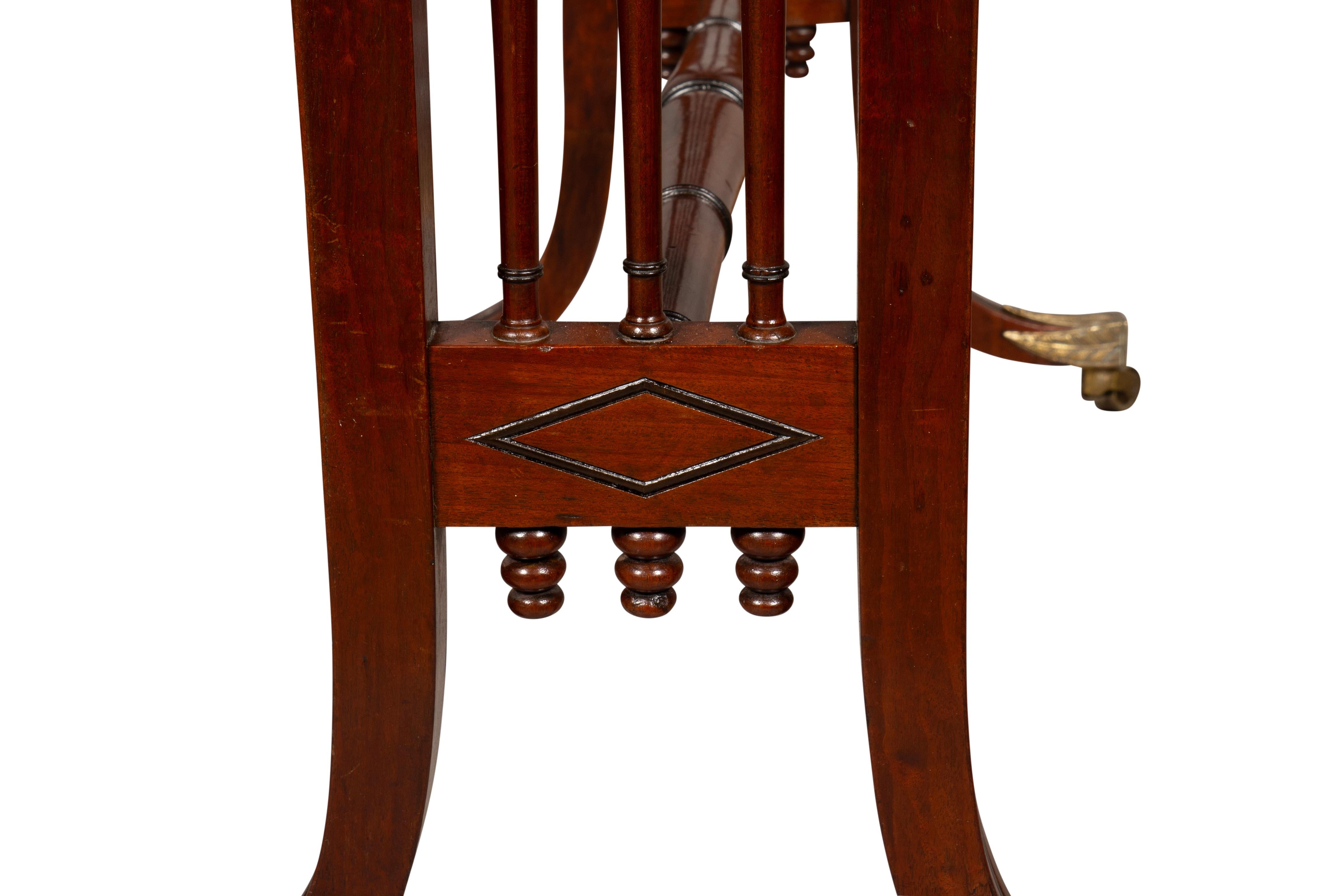 Regency Mahogany Writing Table By Gillows Of Lancaster For Sale 6