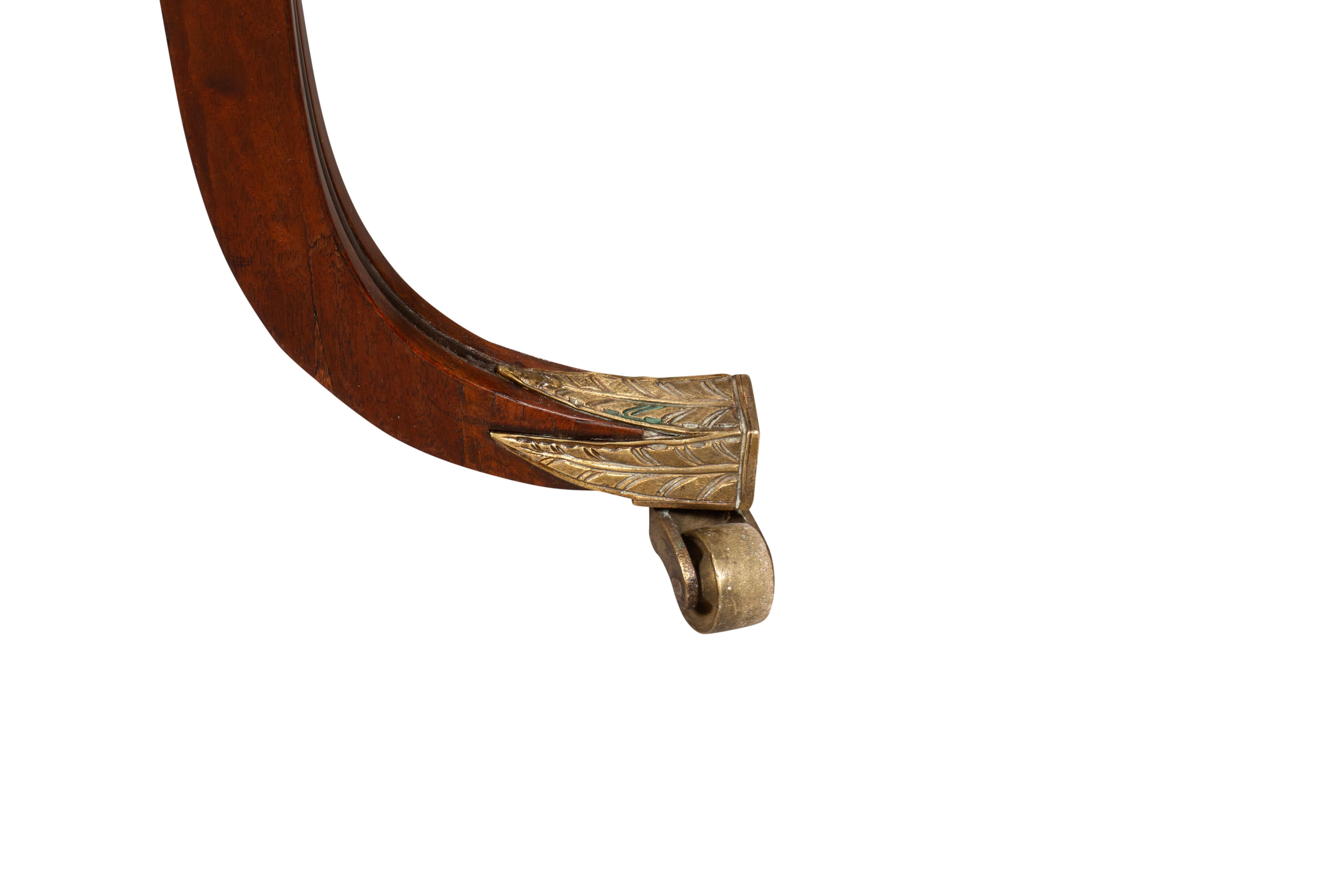 Regency Mahogany Writing Table By Gillows Of Lancaster For Sale 4