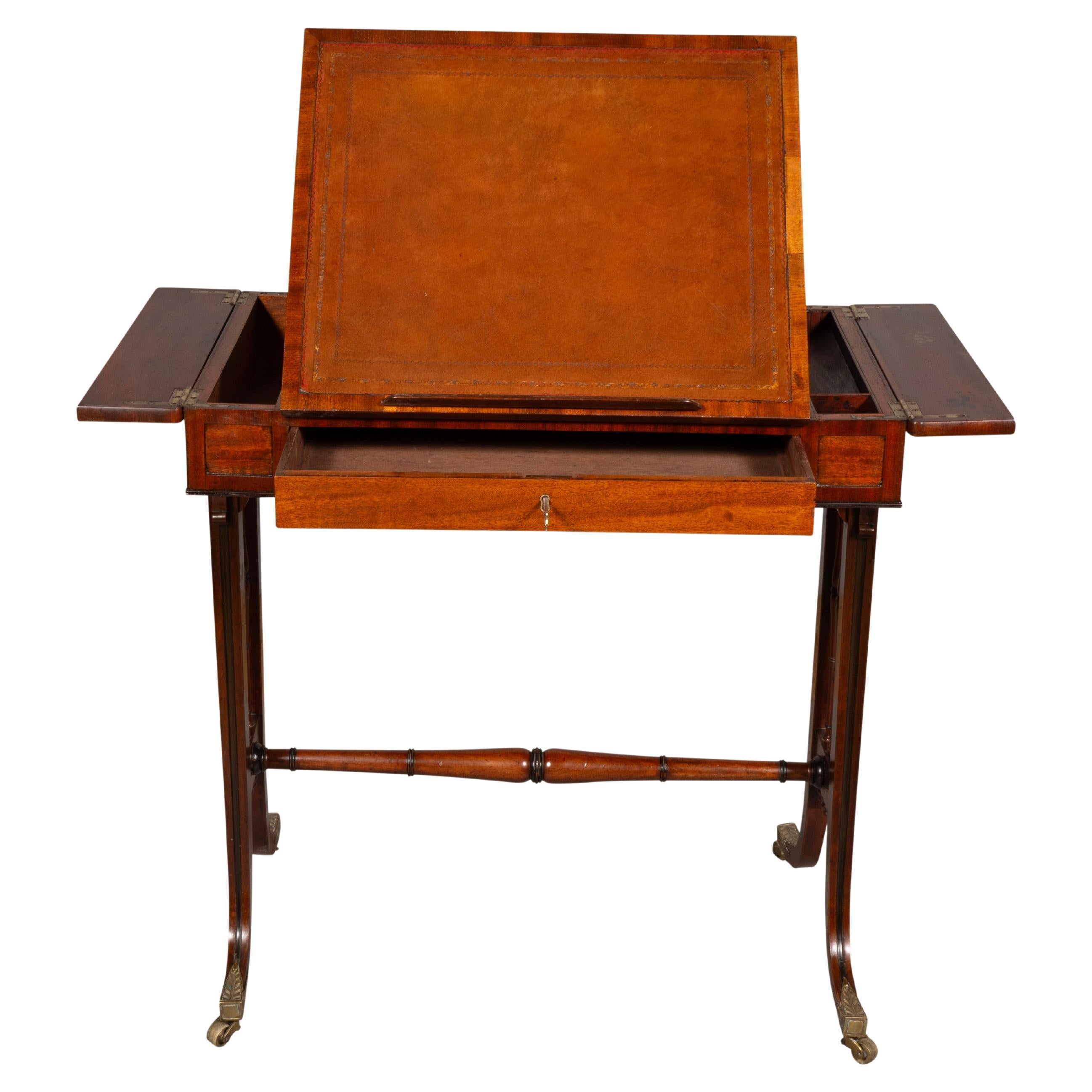 Regency Mahogany Writing Table By Gillows Of Lancaster