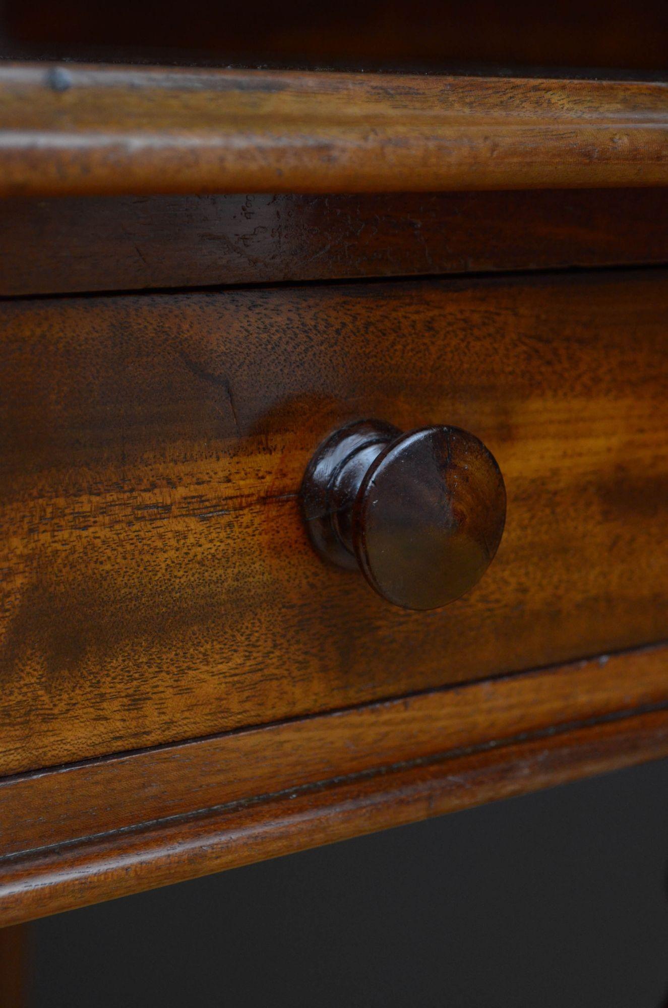 Regency Mahogany Writing Table Dressing Table For Sale 7