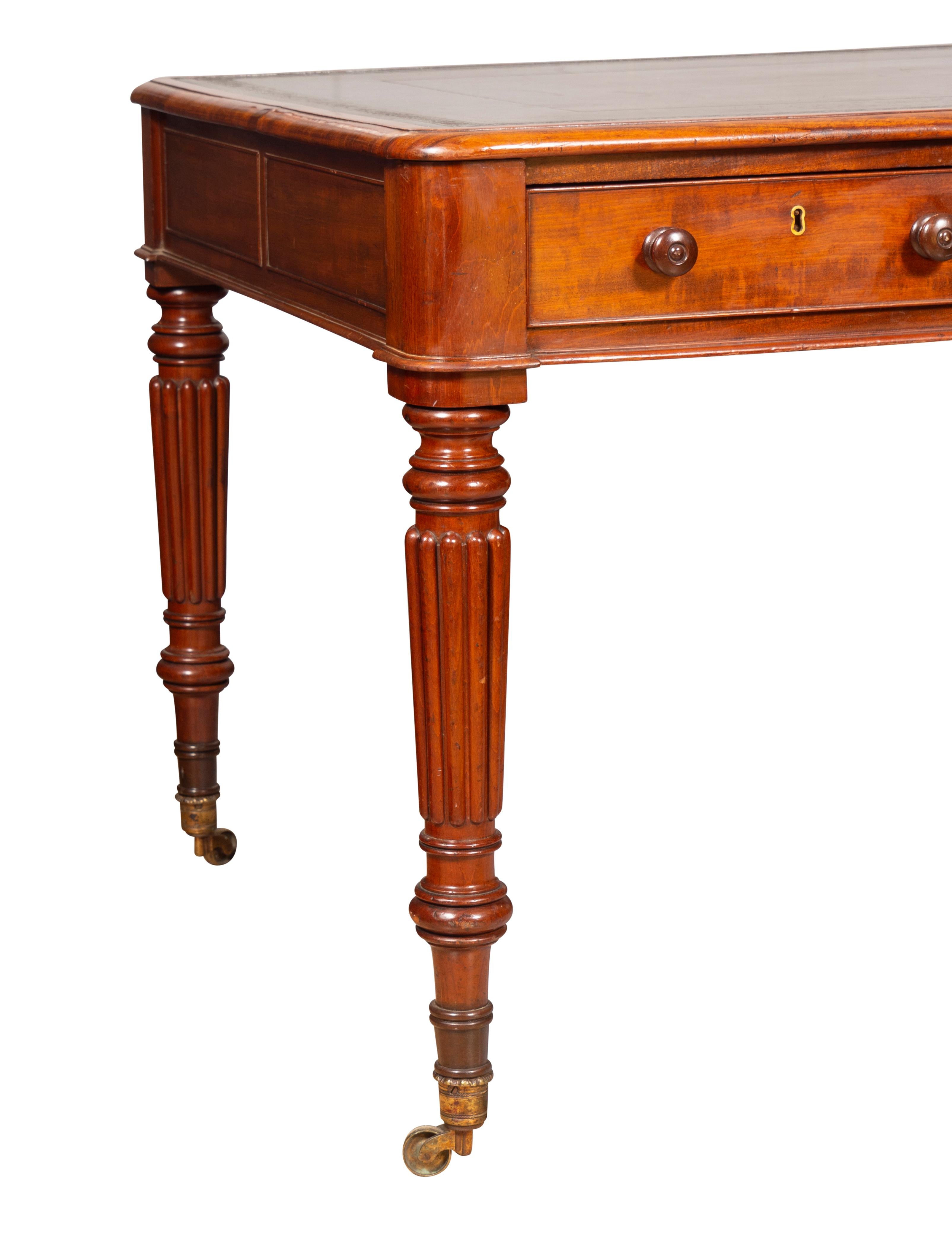 Regency Mahogany Writing Table 5