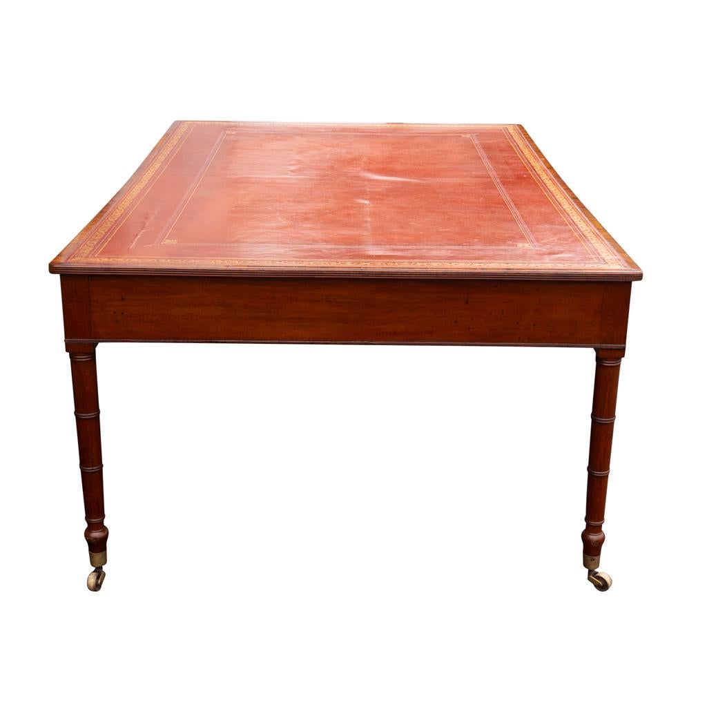 Regency Mahogany Writing Table For Sale 4
