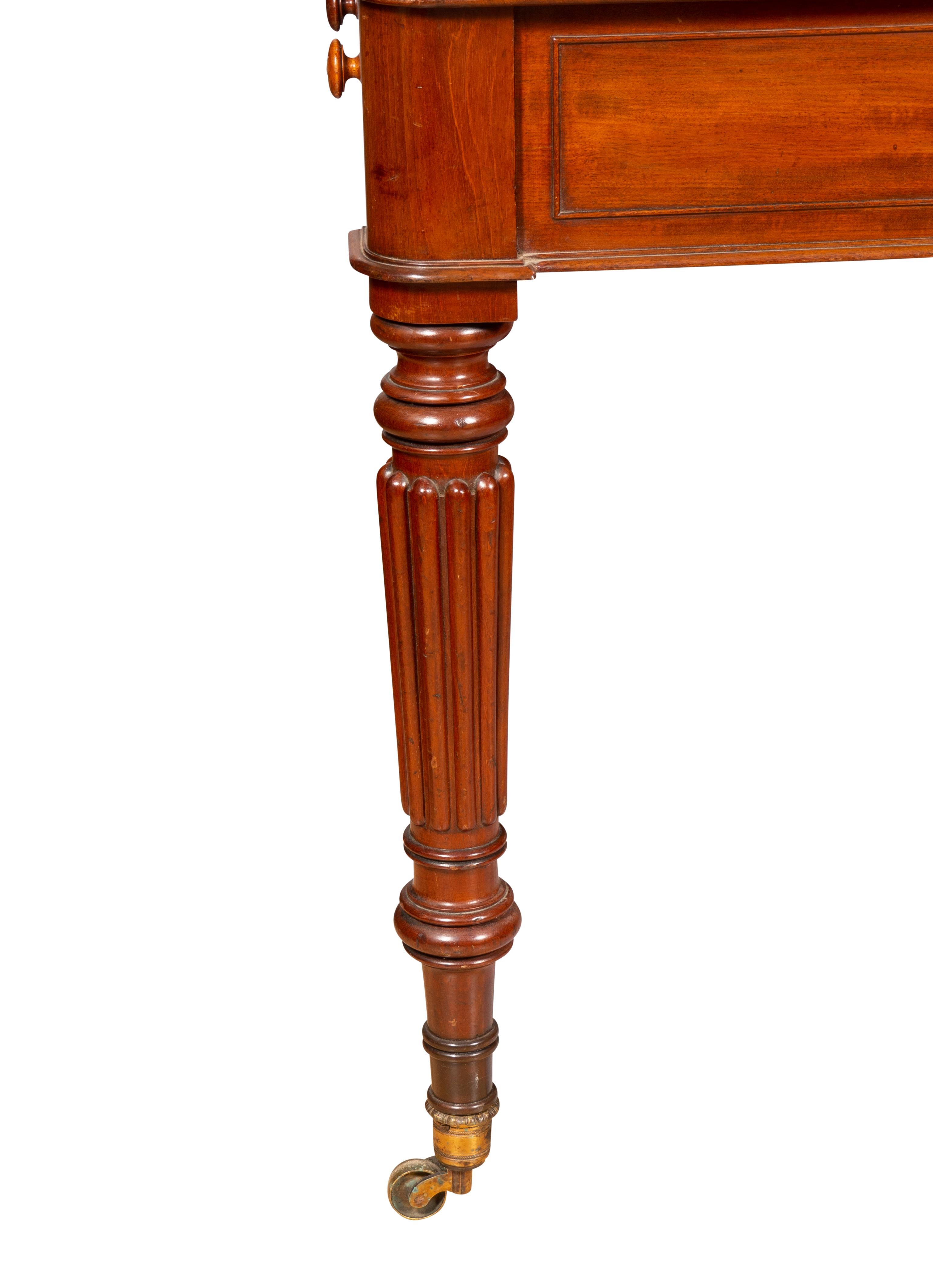 Regency Mahogany Writing Table 7