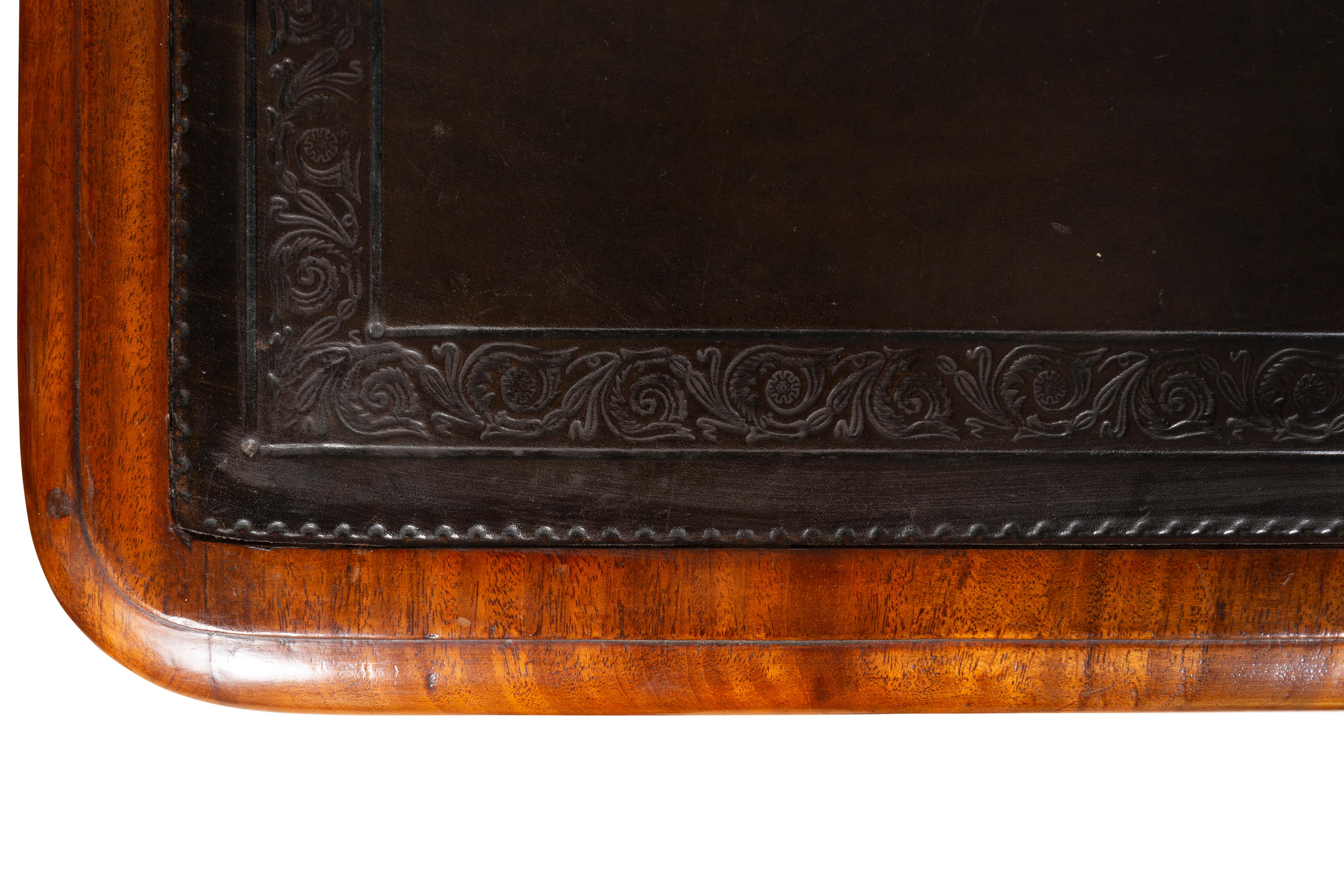 Regency Mahogany Writing Table 11