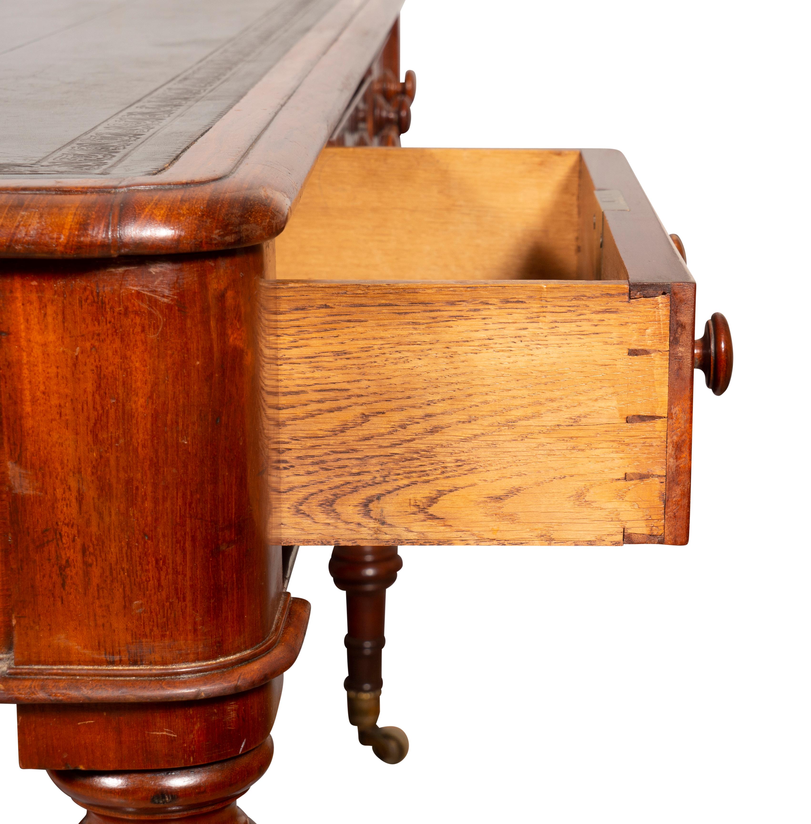 Regency Mahogany Writing Table 13