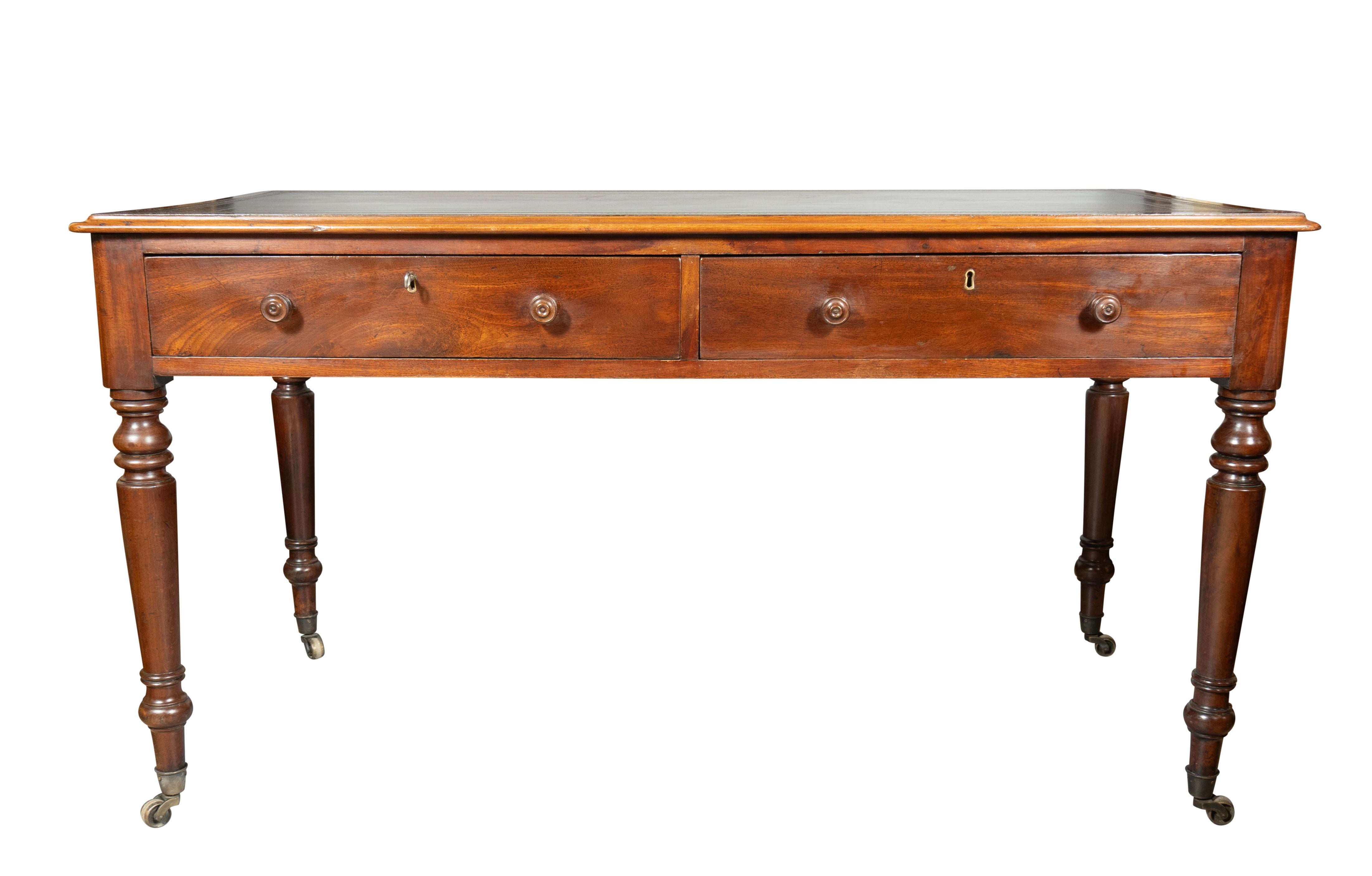 Anglais Table à écrire Regency en acajou
