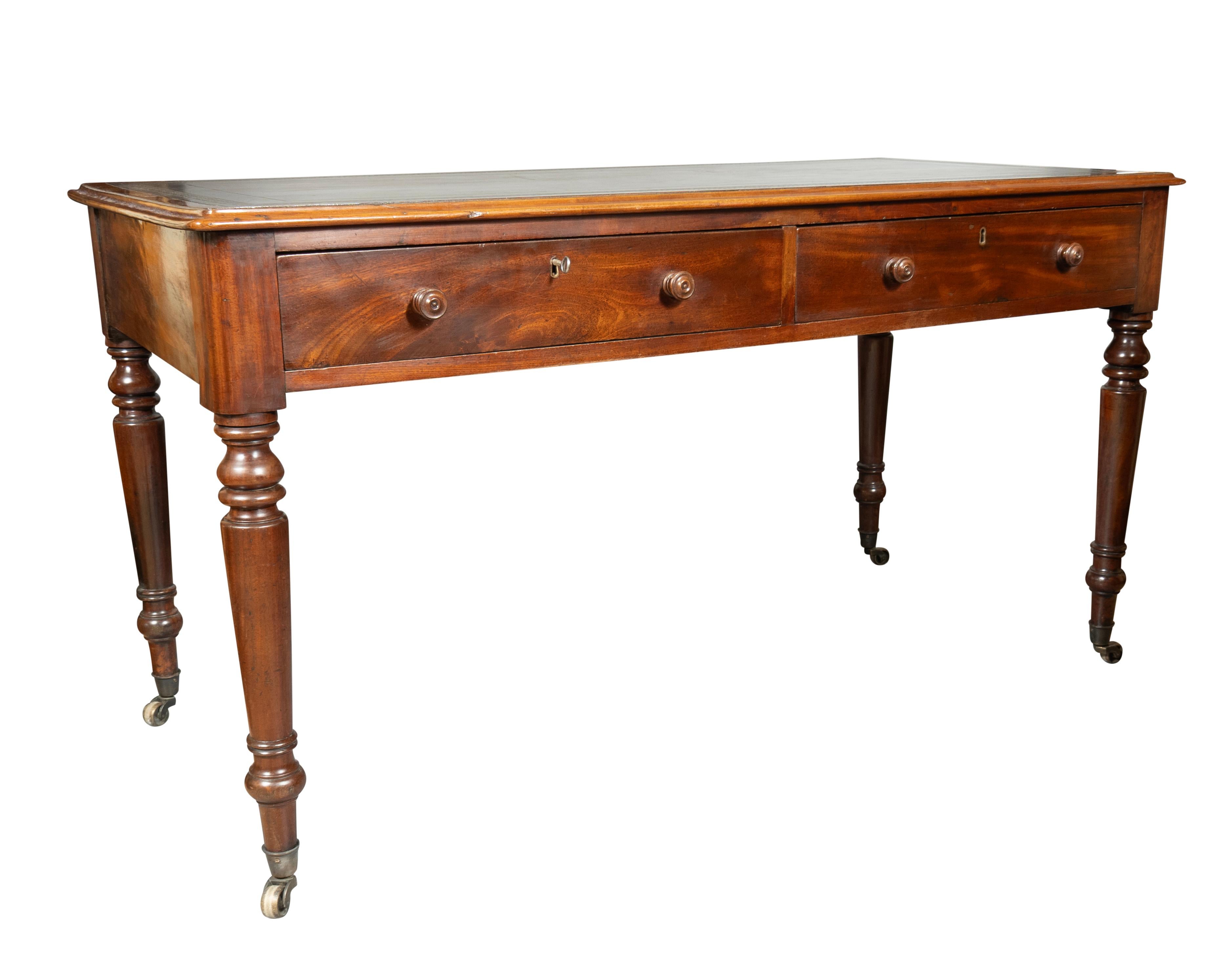Table à écrire Regency en acajou Bon état à Essex, MA