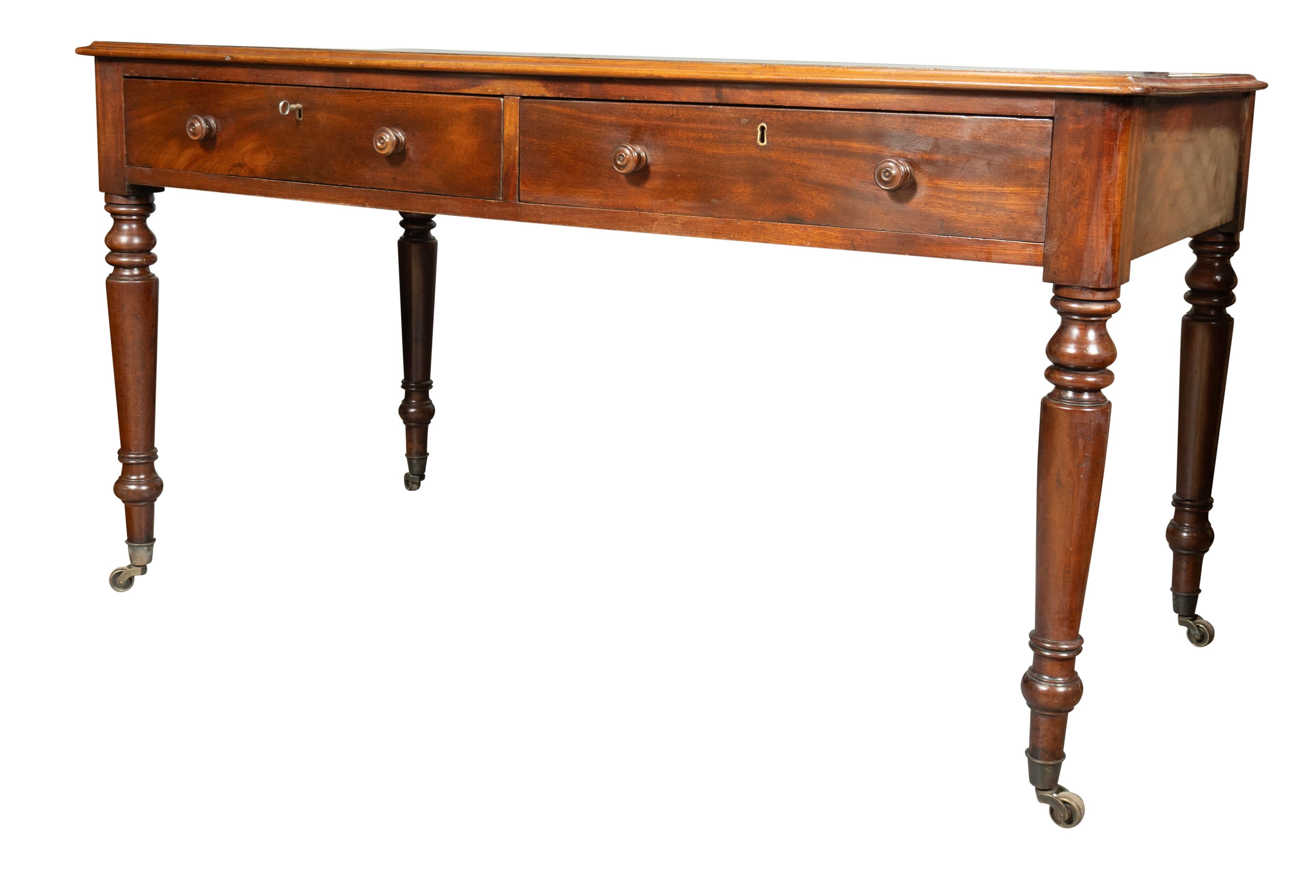 Début du XIXe siècle Table à écrire Regency en acajou