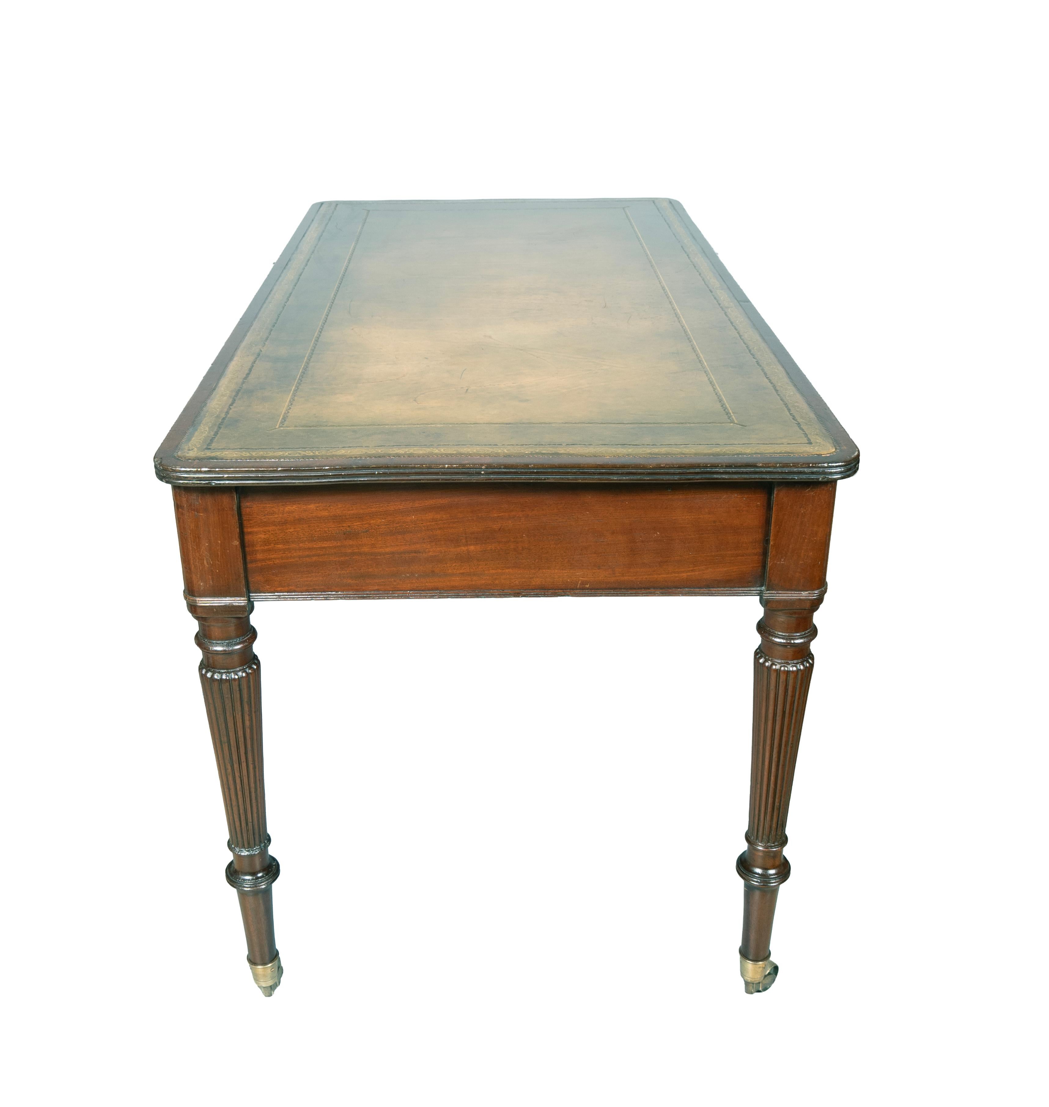 Early 19th Century Regency Mahogany Writing Table For Sale