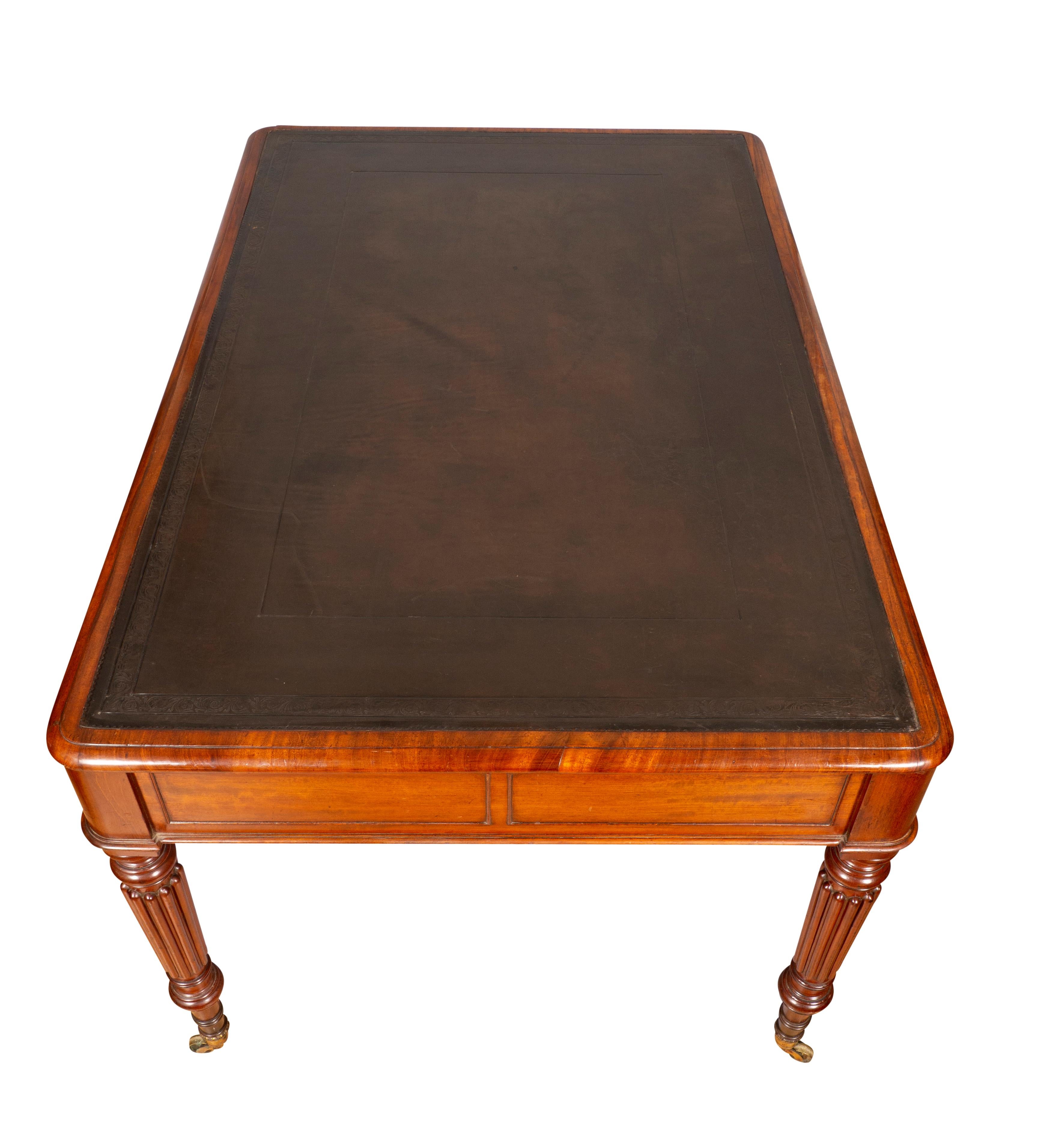 Regency Mahogany Writing Table 1