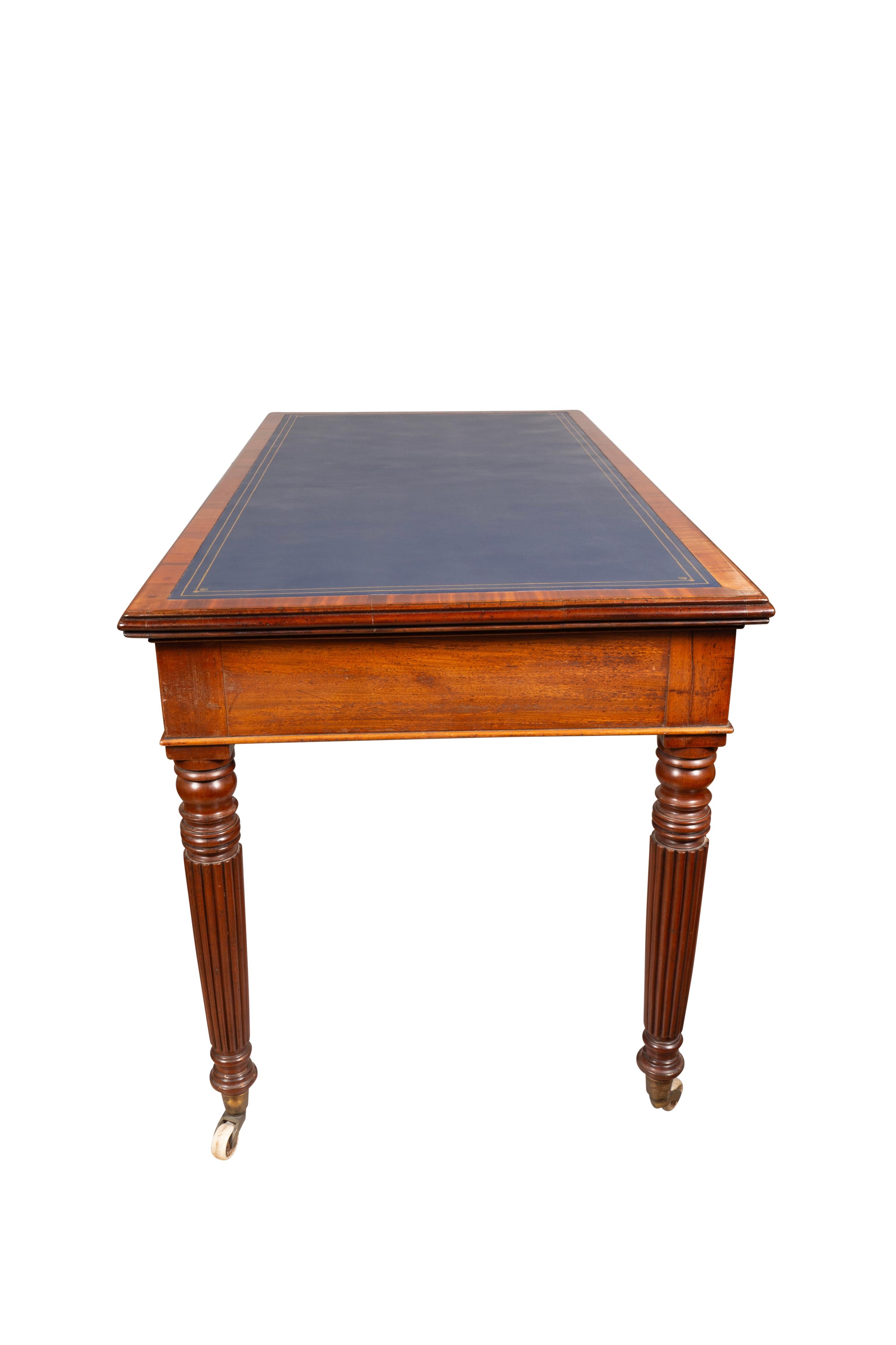 Regency Mahogany Writing Table For Sale 2