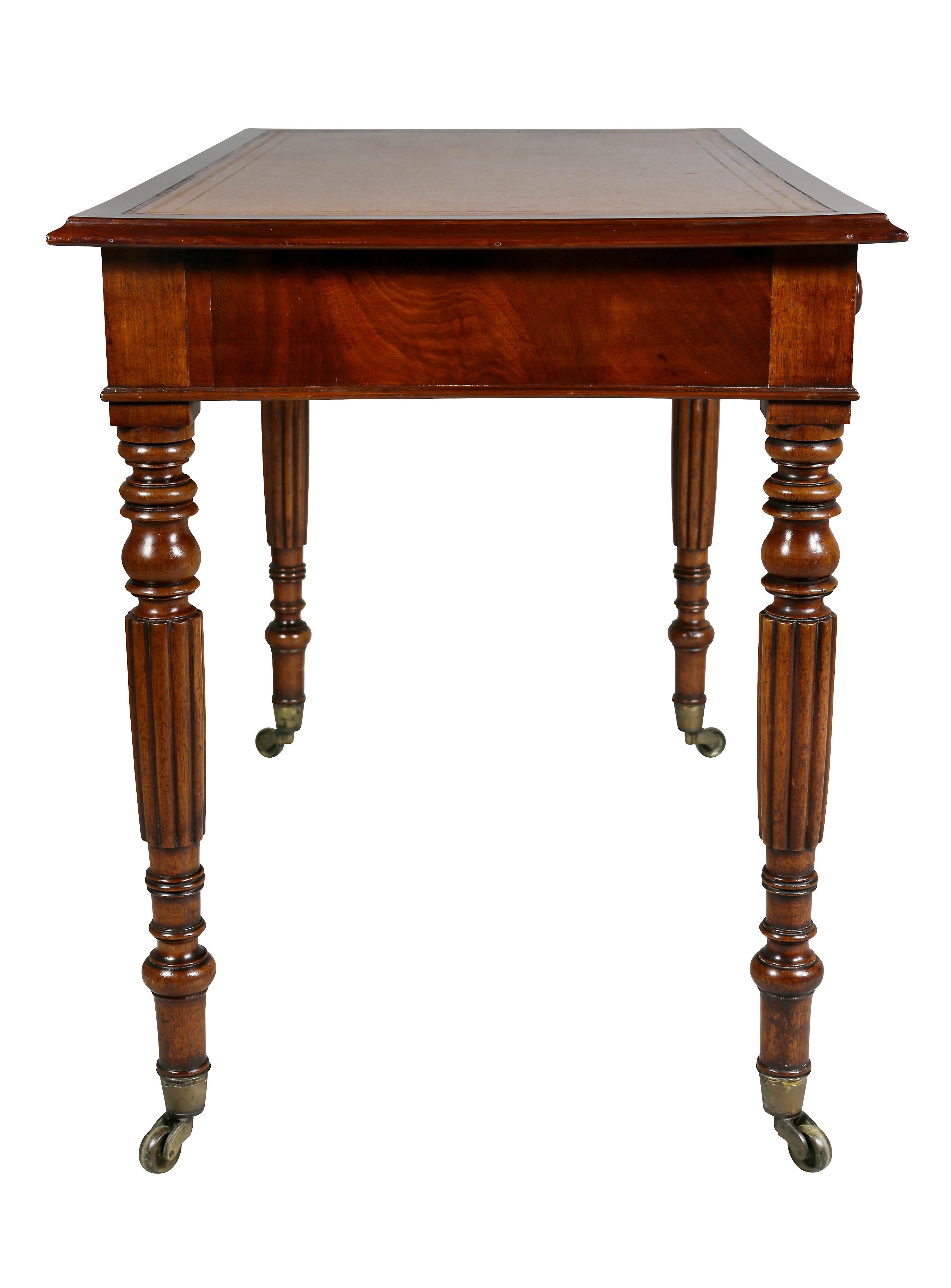 Regency Mahogany Writing Table 4