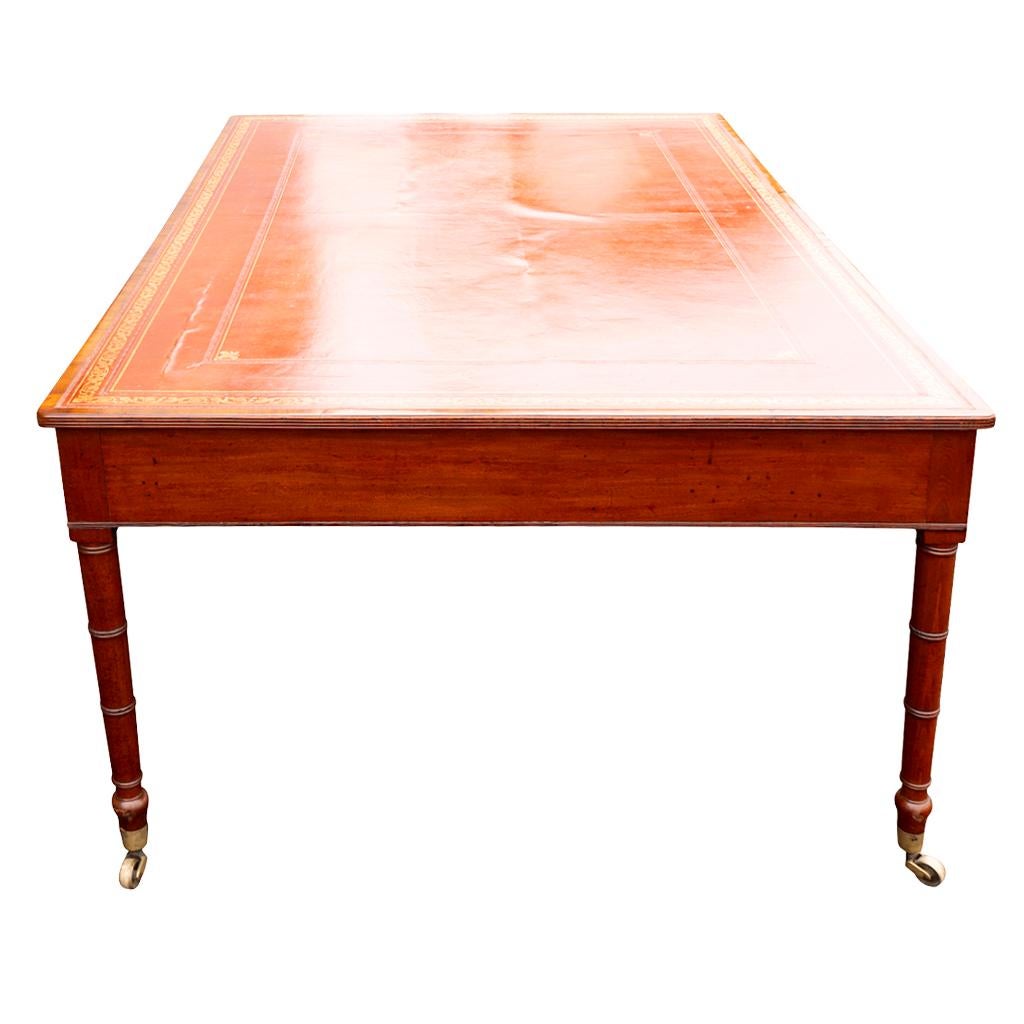 Regency Mahogany Writing Table For Sale 3