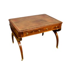 Antique Regency Mahogany Writing Table