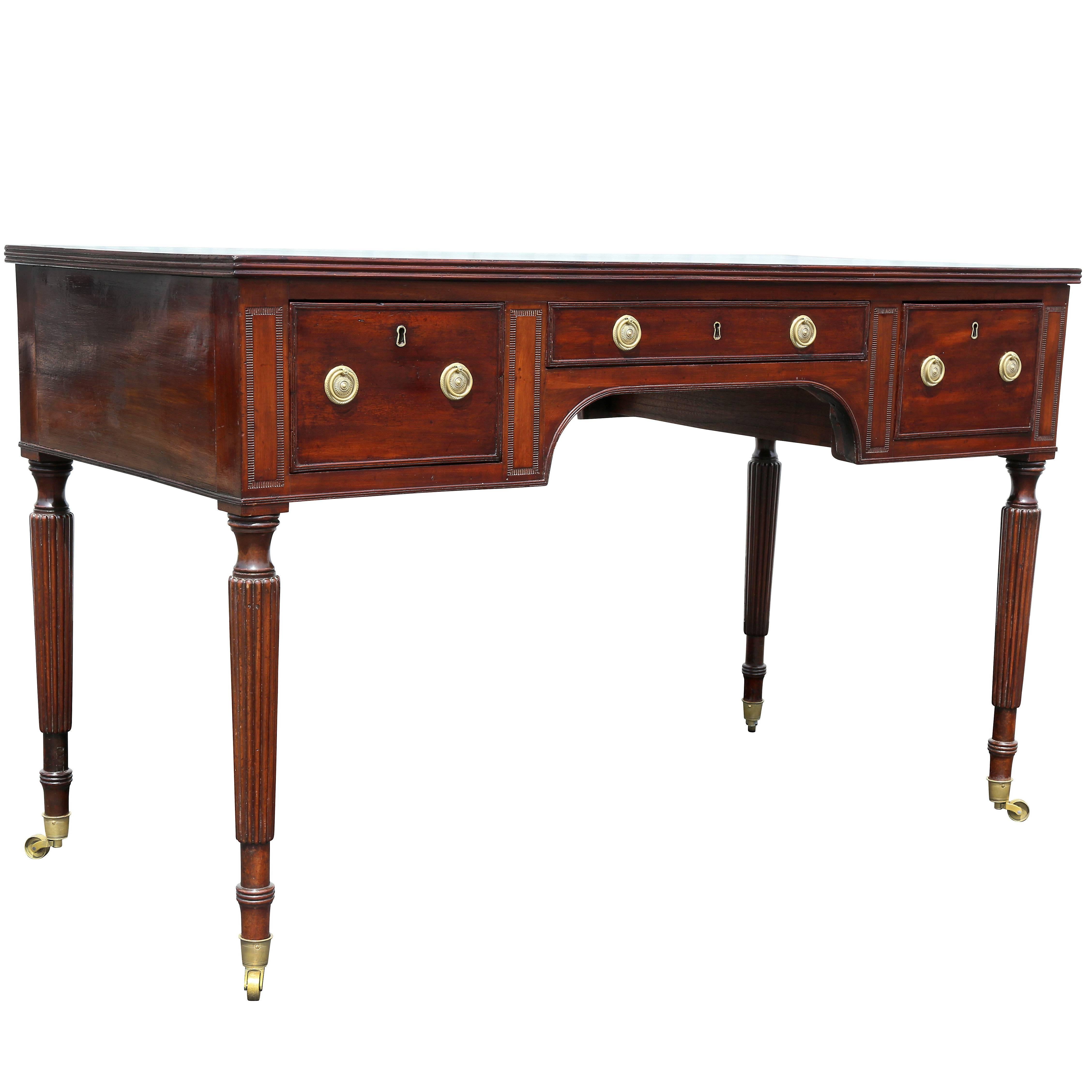 Regency Mahogany Writing Table