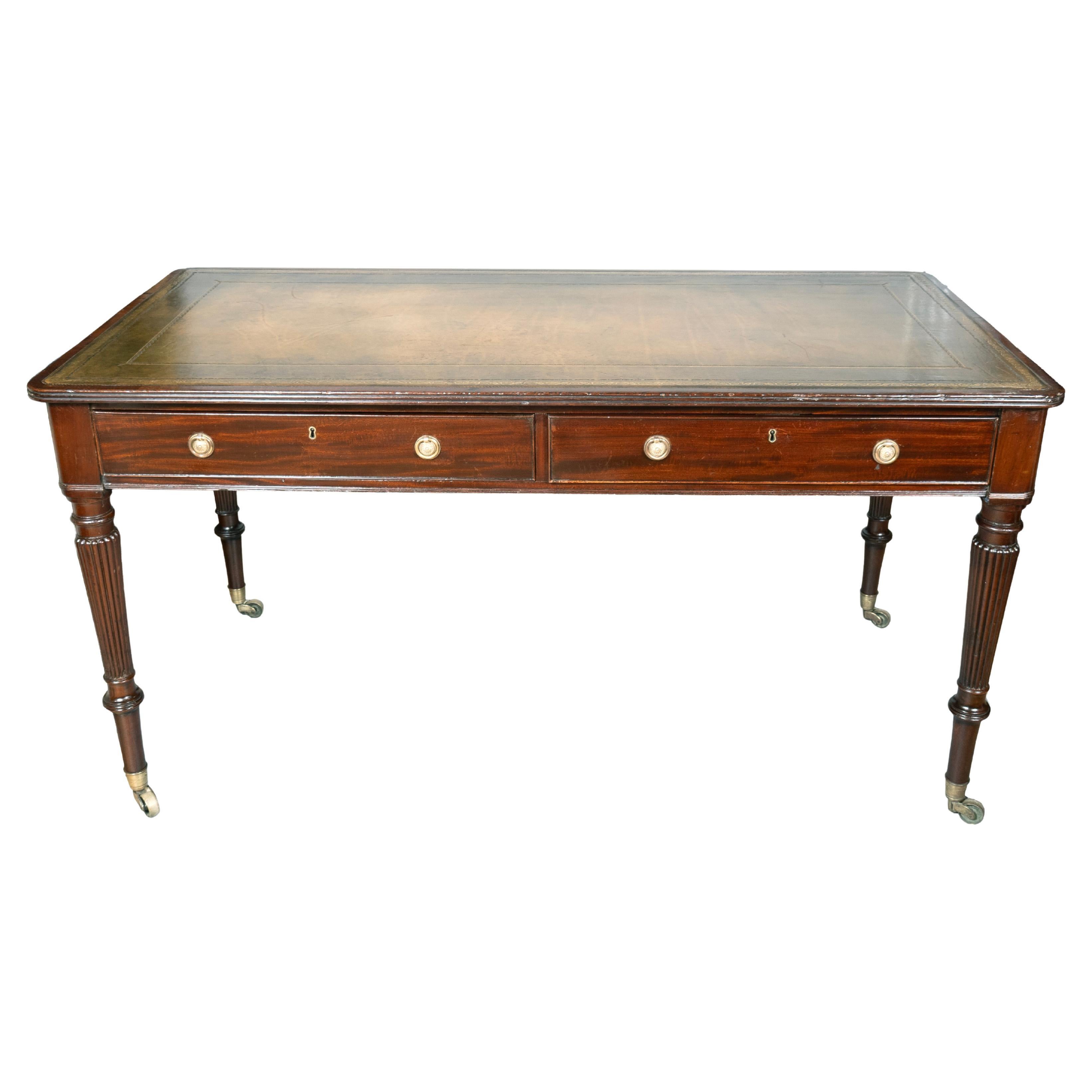 Table à écrire Regency en acajou
