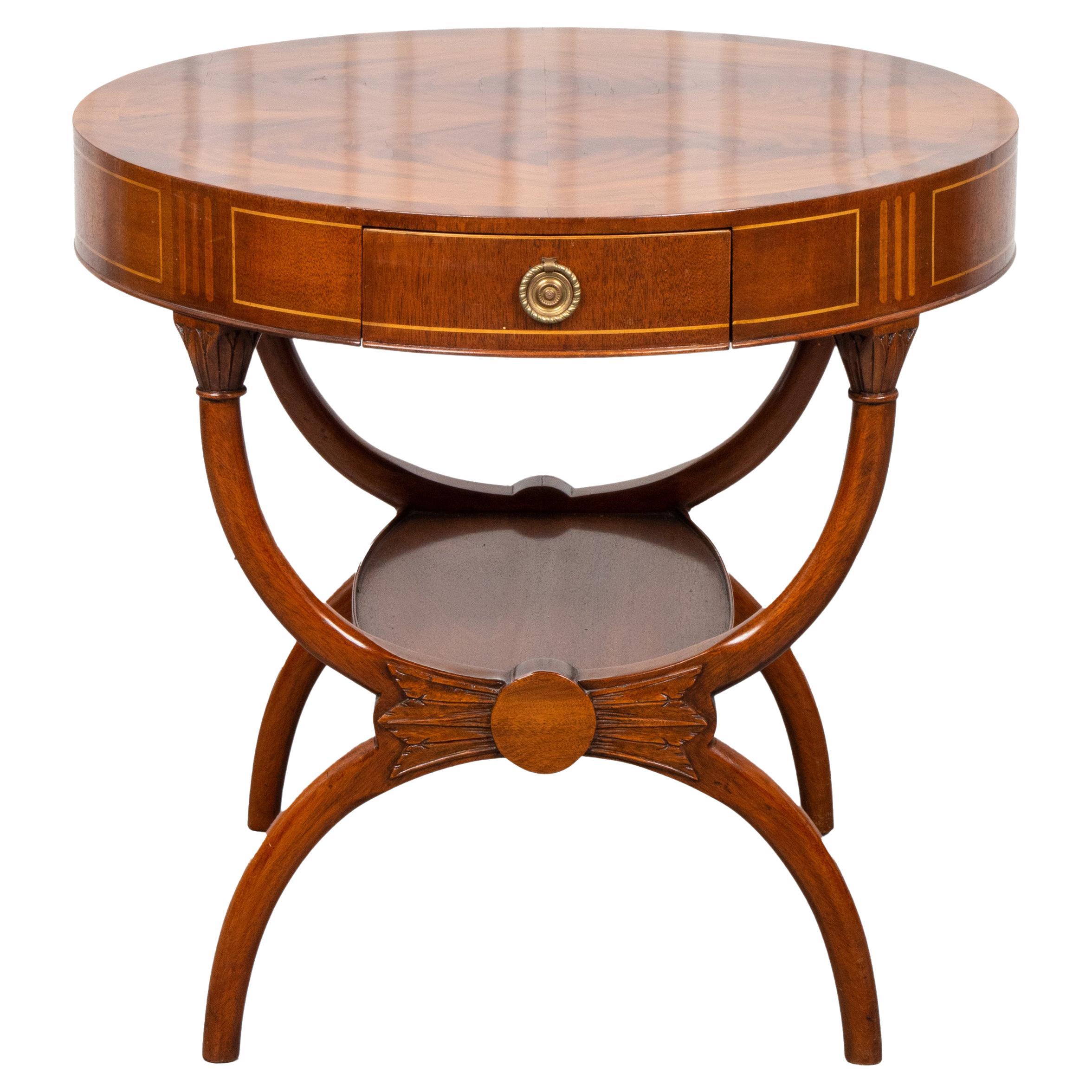 Regency Manner Inlaid Occasional Table