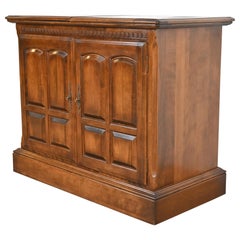Regency Maple Flip Top Server or Bar Cabinet