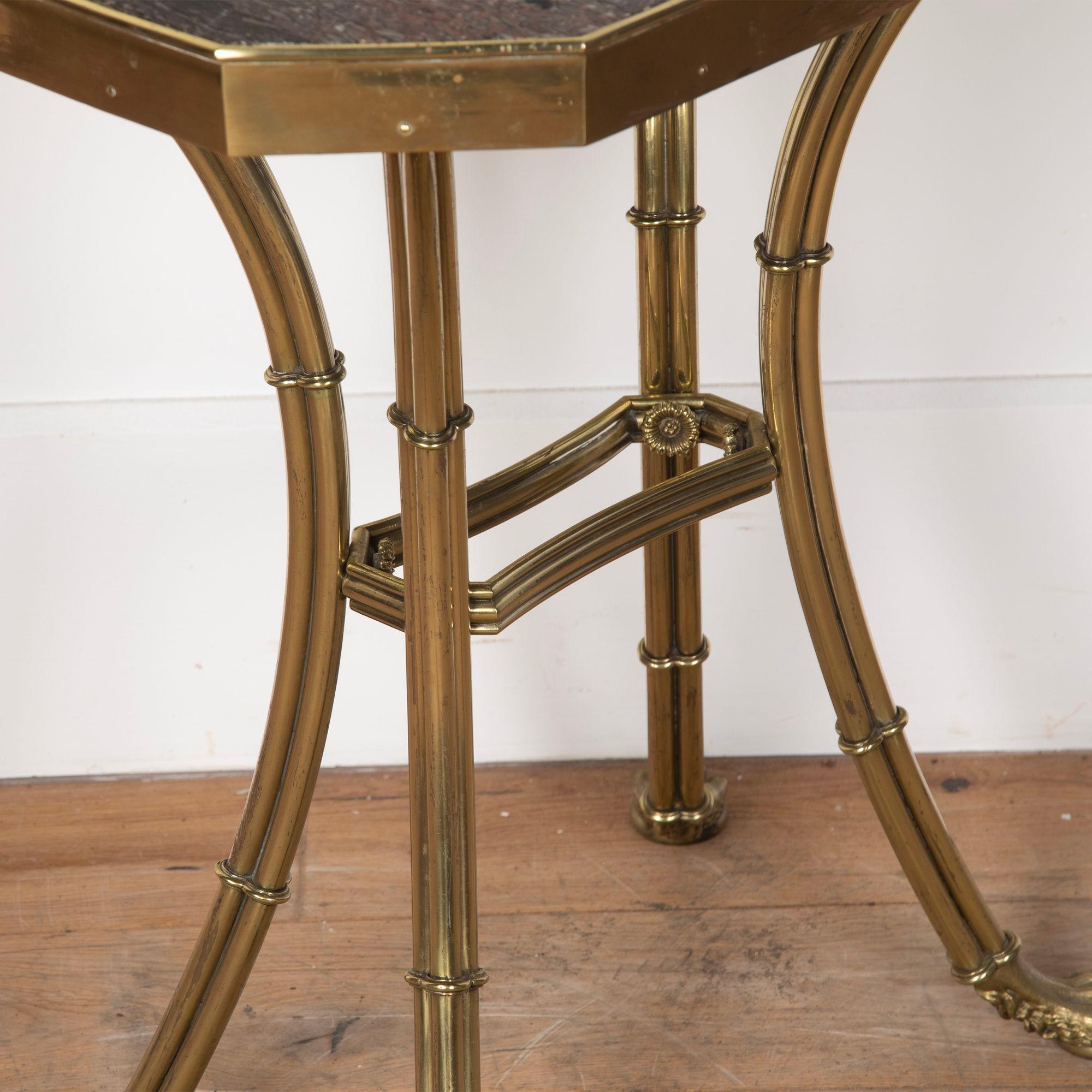 Regency Marble and Gilt Chess Table For Sale 3