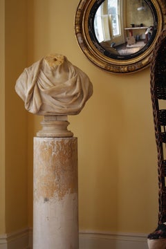 Regency Marble Headless Bust of William Pitt the Younger By Dominick Olivier
