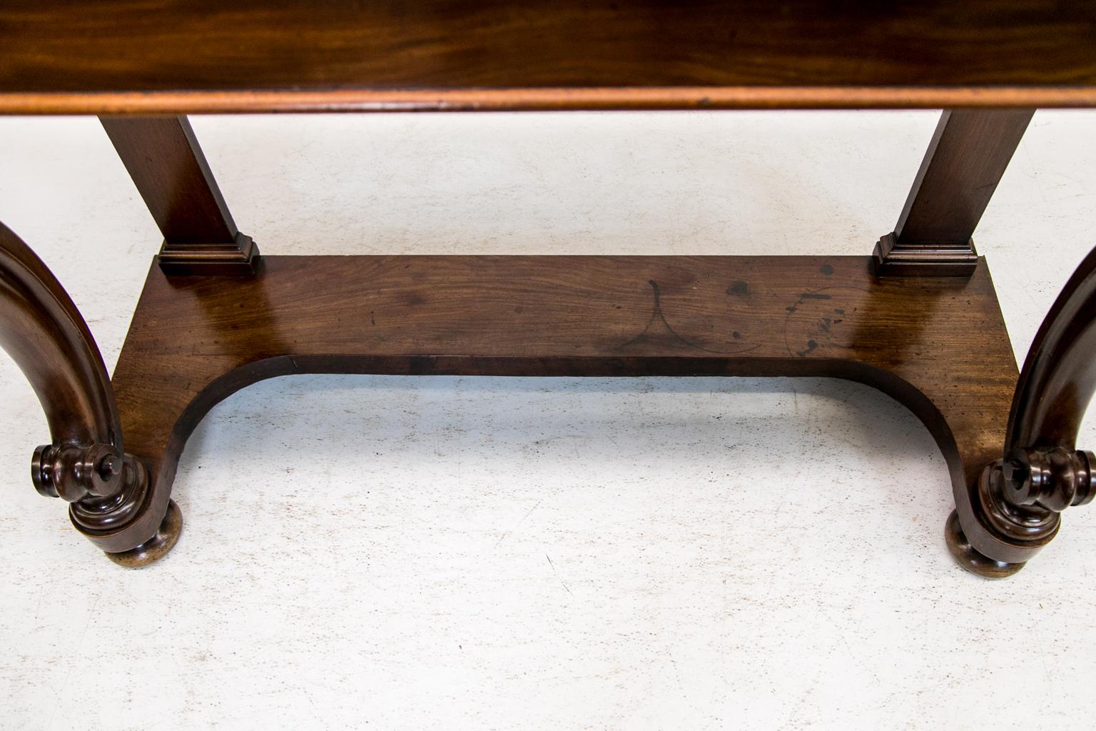Mid-19th Century Regency Marble-Top Console Table
