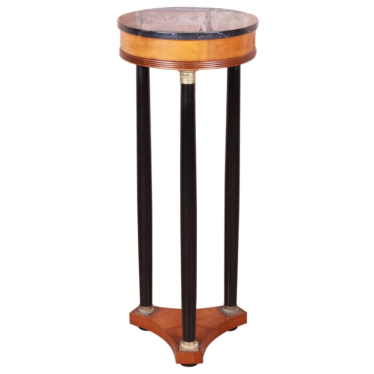 Regency MarbleTop Pedestal Plant Stand at 1stDibs marble top plant
