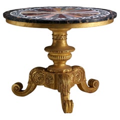 Antique Regency Marble Top Table