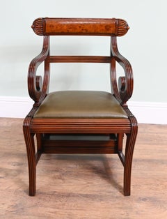 Regency Metamorphic Chair in Mahogany - Libary Steps Ladder