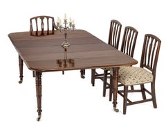 Regency Metamorphic Mahogany, Ebony-Inlaid Extending Dining Table c1820, 7ft 6in