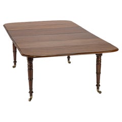 Regency Metamorphic Mahogany, Ebony-Inlaid Extending Dining Table c1820, 7ft 6in Antique Regency Metamorphic Mahogany, Ebony-Inlaid Extending Dining Table c1820, 7ft 6in
