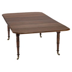 Regency Metamorphic Mahogany, Ebony-Inlaid Extending Dining Table c1820, 7ft 6in