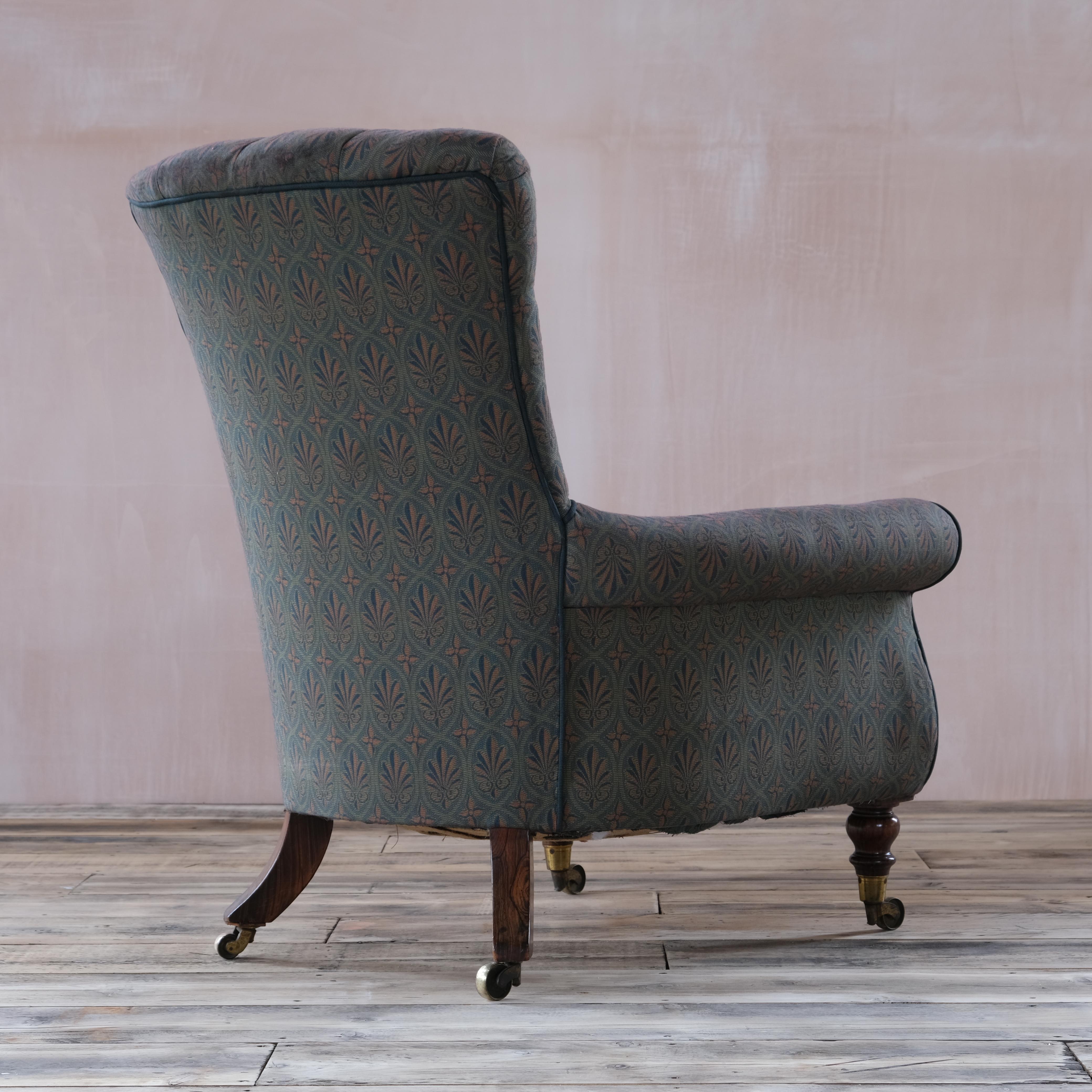 19th Century Regency Miles & Edwards Armchair, circa 1835