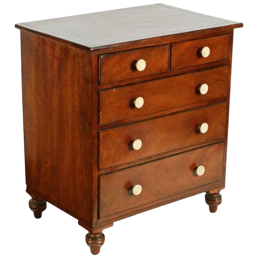 Regency Miniature Chest of Drawers, 19th Century For Sale