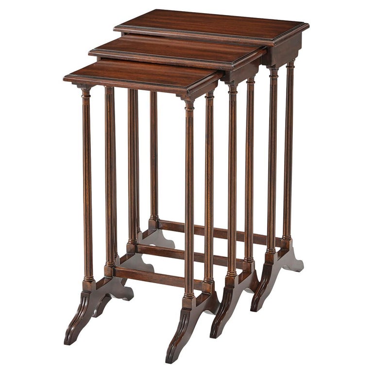 Regency Nest of Tables For Sale at 1stDibs