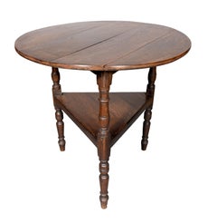 Regency Oak Cricket Table
