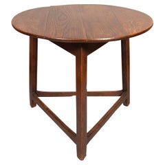 Antique Regency Oak Cricket Table