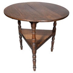 Regency Oak Cricket Table