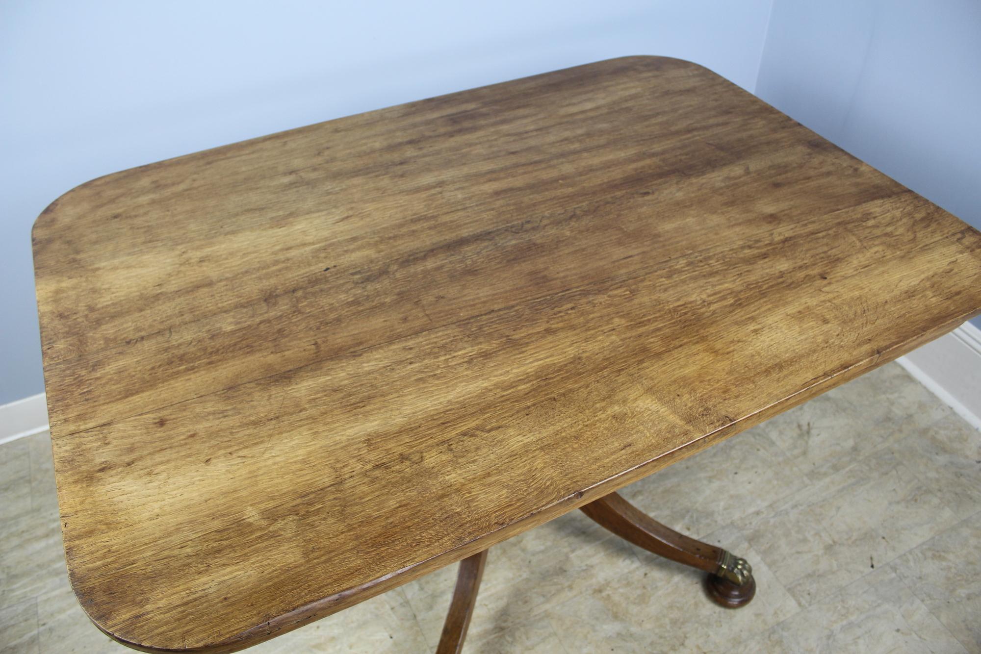 Regency Oak Gaming or Breakfast Tilt-Top Table 1