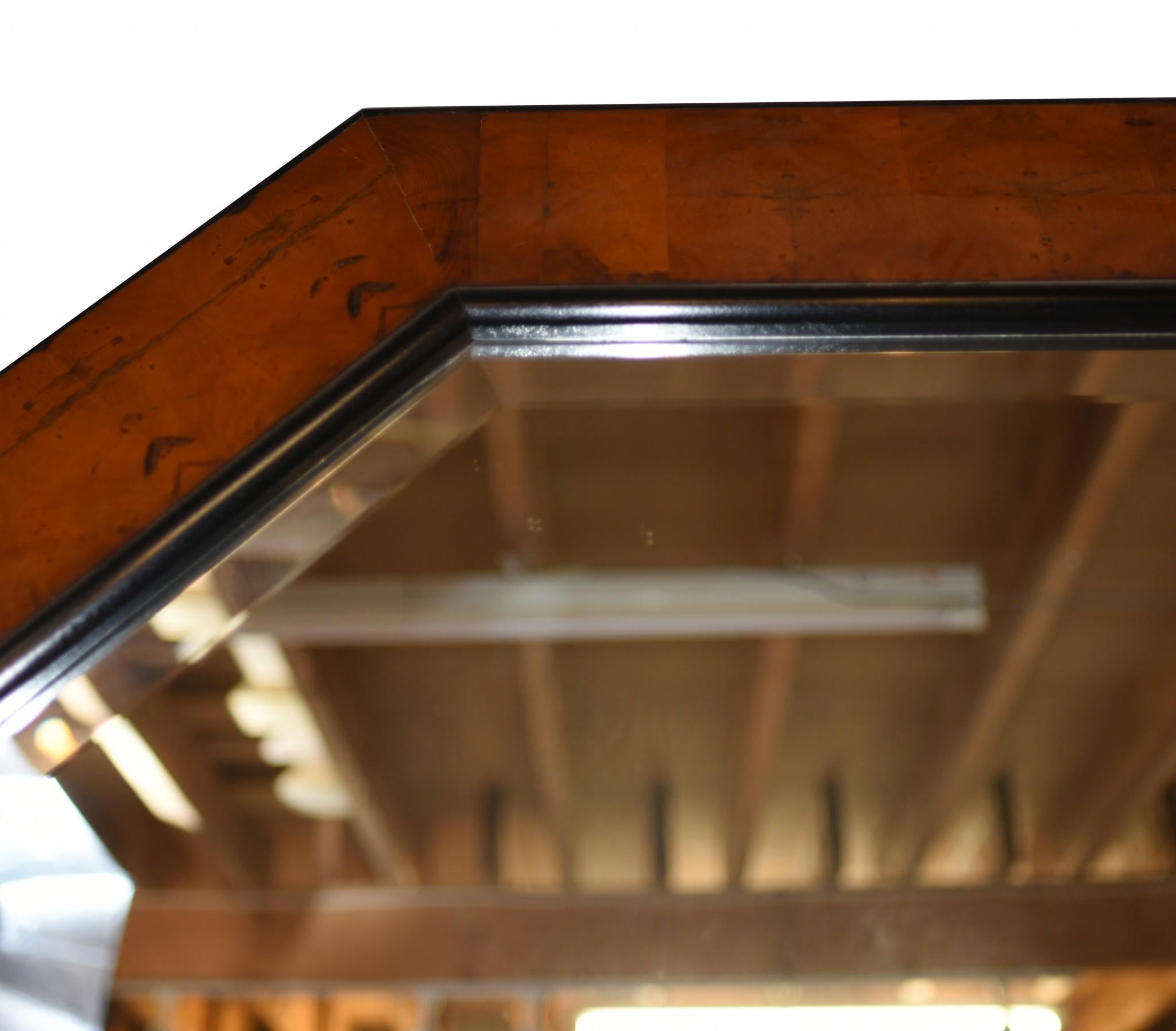 Miroir octogonal Regency en vente 2