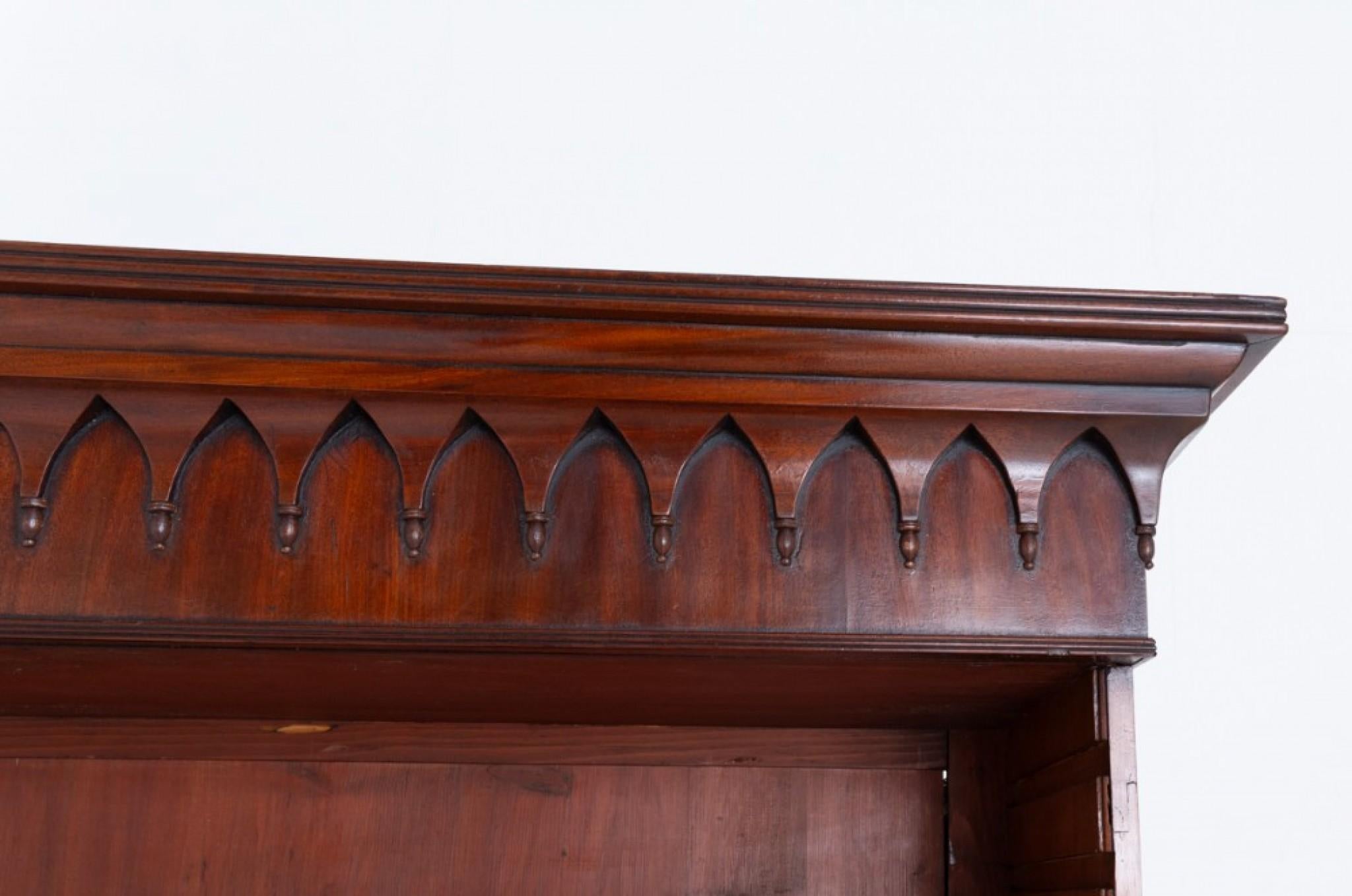 Regency Open Bookcase Double Book Shelf Period In Good Condition For Sale In Potters Bar, GB