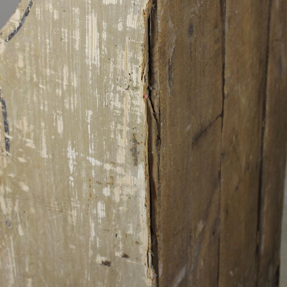 Regency Original Painted Pine Waterfall Bookcase 3