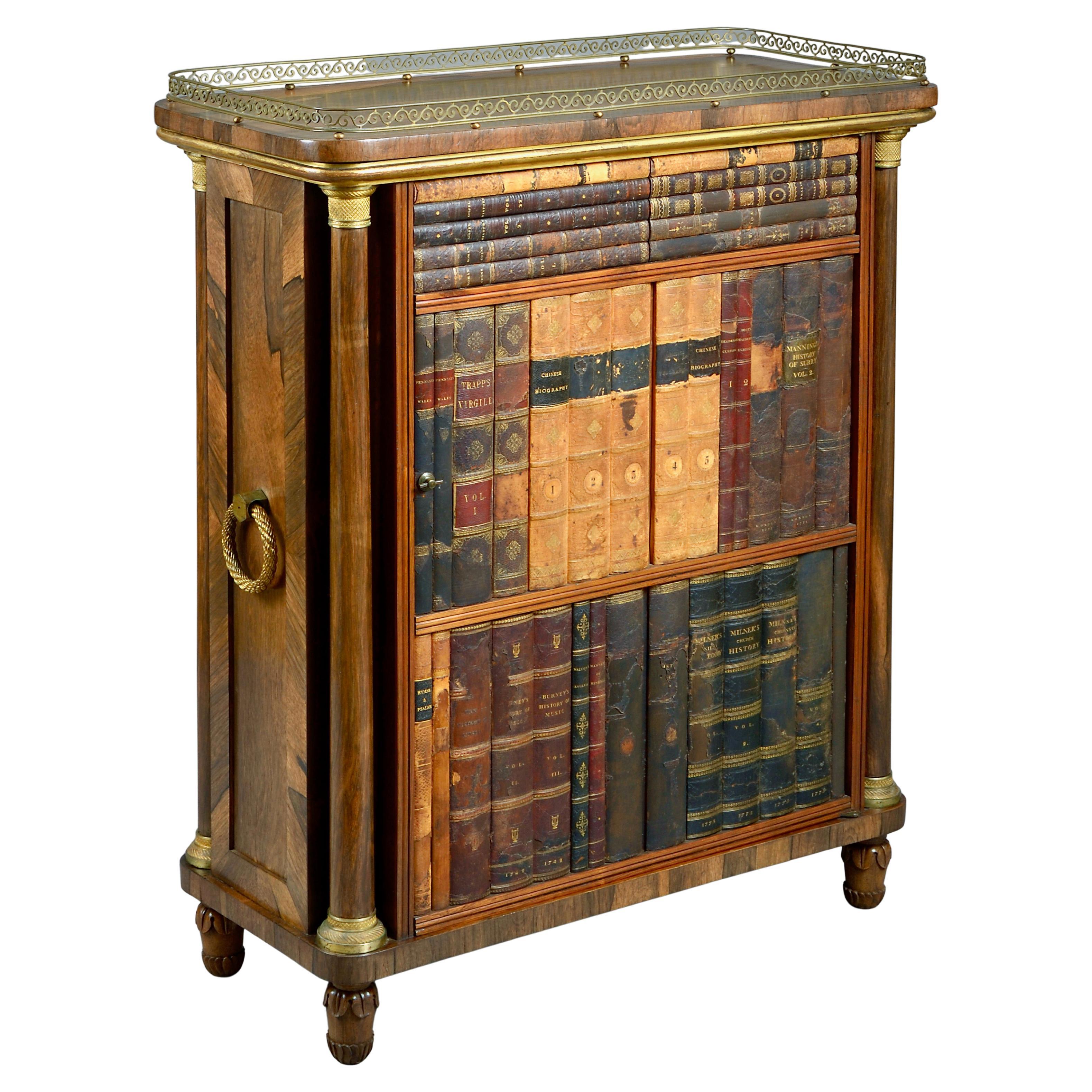 Regency Ormolu-Mounted Rosewood Side Cabinet For Sale