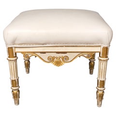 Regency Painted And Giltwood Bench