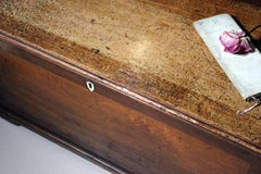 Regency Painted Pine Blanket Chest, with Memorium Verses for Ann & Thomas Swaby