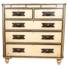 Regency Painted Pine Chest Of Drawers