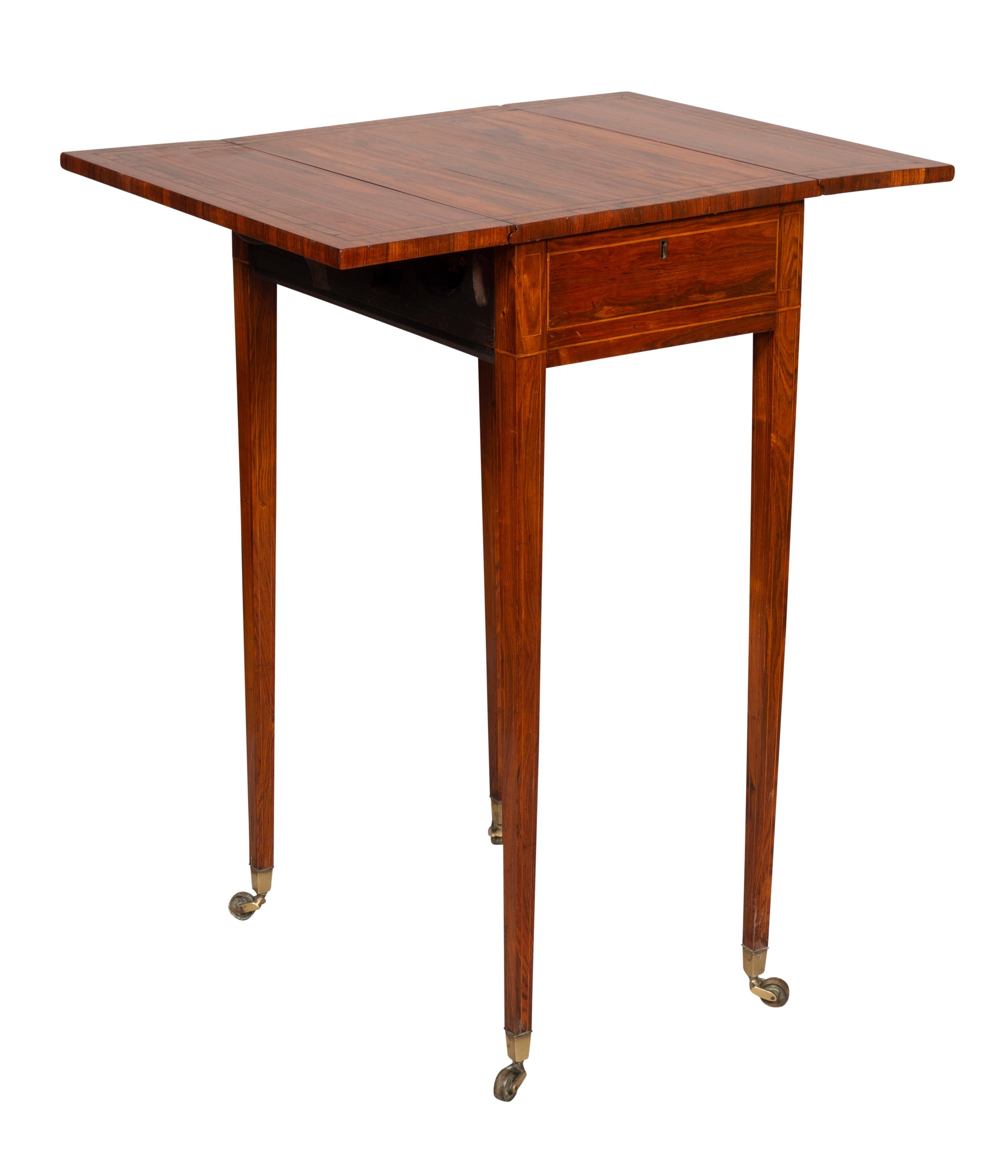 Palisander-Pembroke-Tisch im Regency-Stil im Angebot 2