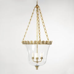 Regency Palmette Cloche Laterne, Messing