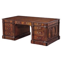 Regency Partners Desk Mahogany Writing Table