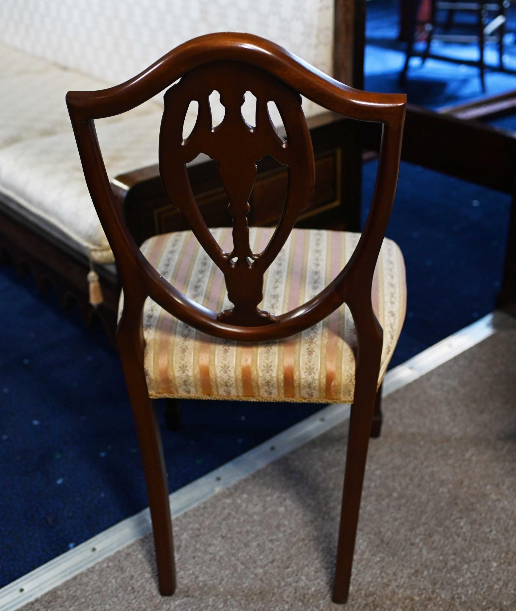 Regency Pedestal Dining Set Hepplewhite Chairs Extending Table 2