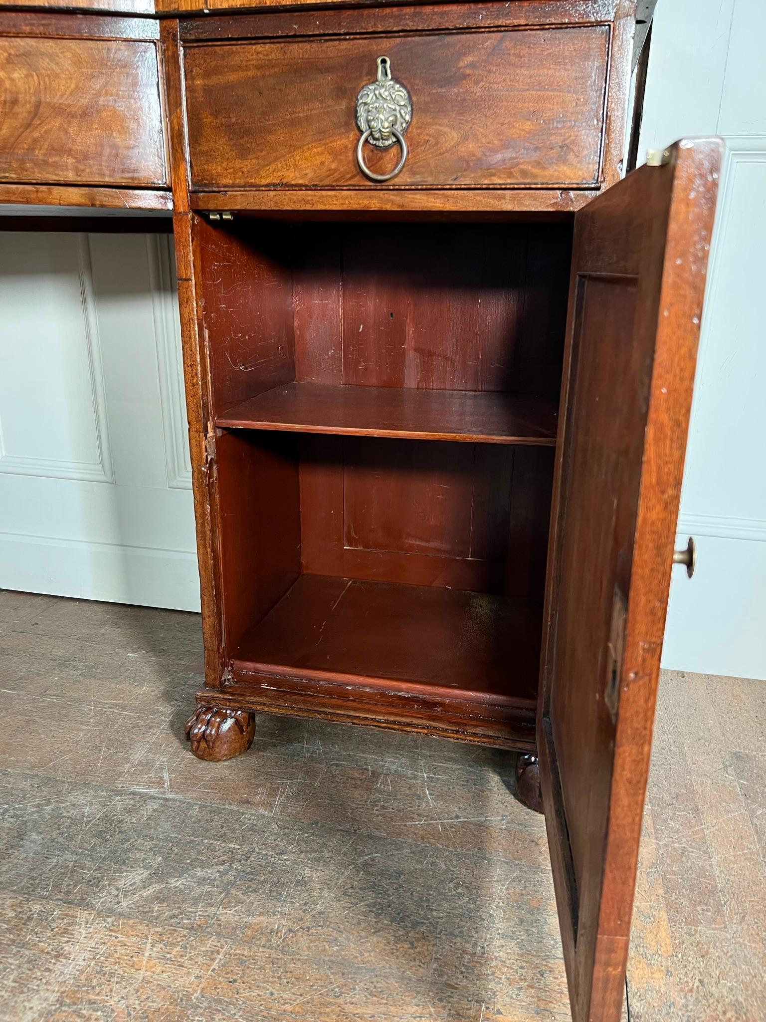 Regency Pedestal Sideboard For Sale 5